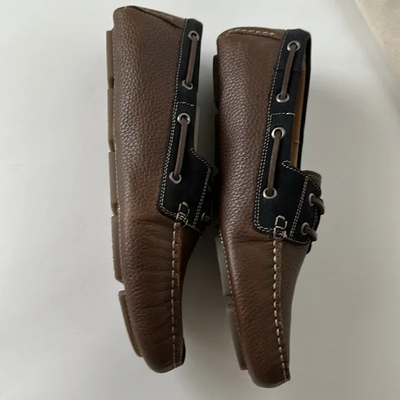 Zara Men's Brown and Black Loafers